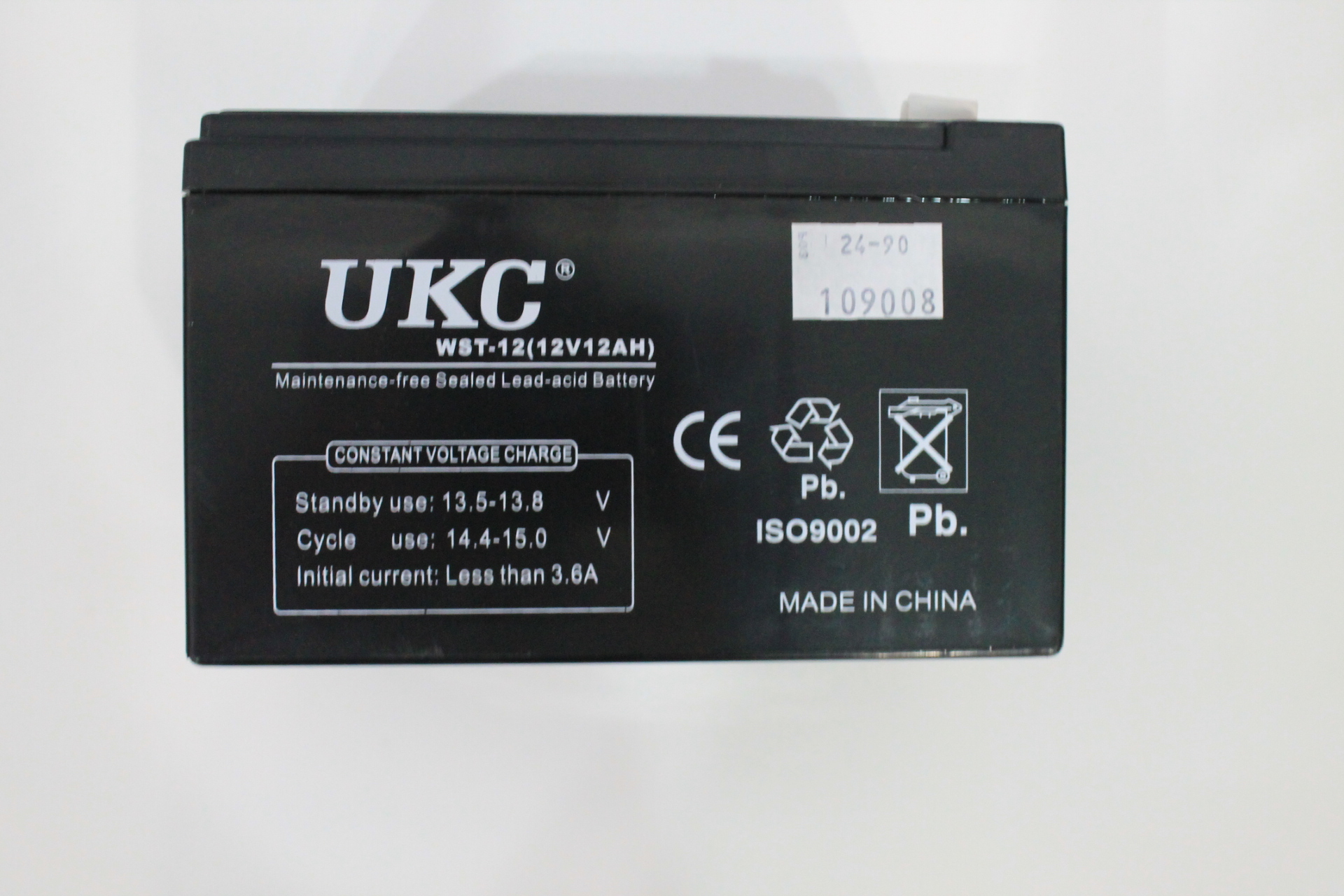 Аккумулятор BATTERY 12V 12A UKC (6) 4512 (шт.)