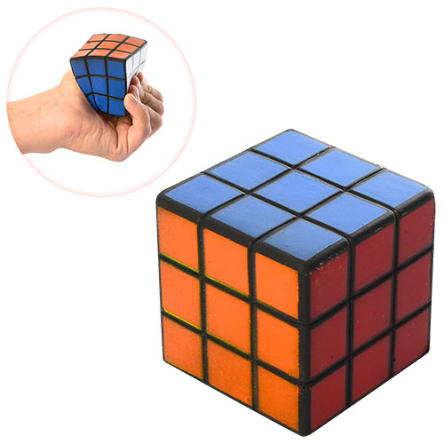 Мяч детский фомовый MS 0806 (90шт) 5,5см, Кубик Рубика, 30г, в кульке, (шт.)