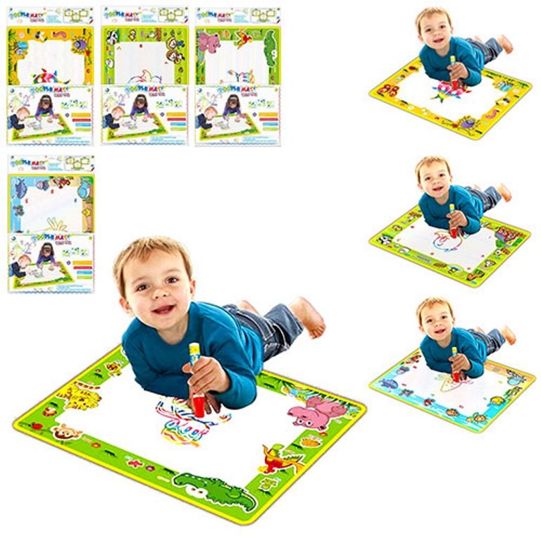 Килимок LT3942-43-44-45-1 (60шт) для малювання водою, ручка 2шт, 4 види, в кульку,37-57,5-1см (шт.)