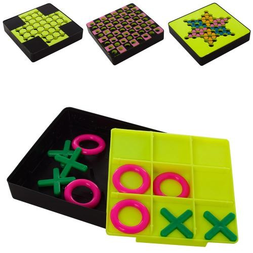 Гра DX112A-D (240шт) ігрове поле, фішки, 4 види, в пеналі, в кульку, 10-10-2см (шт.)