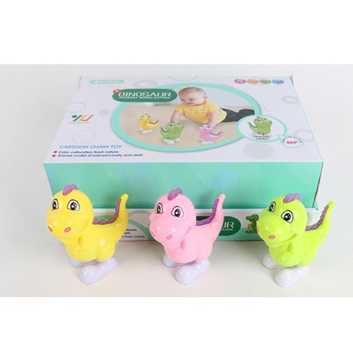 Заводна іграшка A780-25 (288шт) динозавр, 13см, скаче, тріскачк, 12шт(3к.) в дисплеї,31,5-22-12см (шт.)
