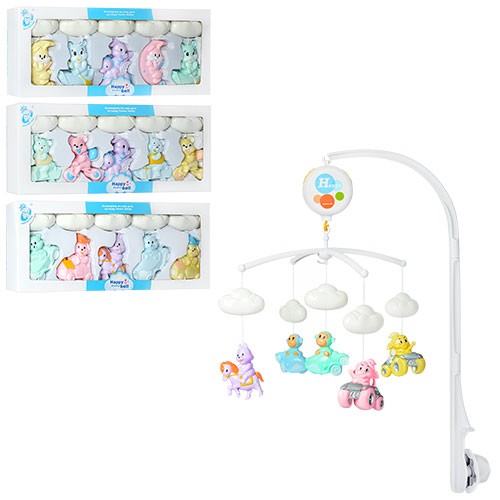 Карусель D124-5-6-7 (18шт) на ліж,муз,рег.гучн.,підвіска 4шт,4 види,на бат-ці,в кор-ці,42-17-9,5см (шт.)