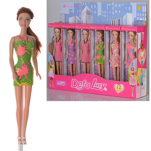 Лялька DEFA 8258 (48шт) 29см, у кор-ці, 12шт(6видів) у дисплеї, 49-33-10см (шт.)