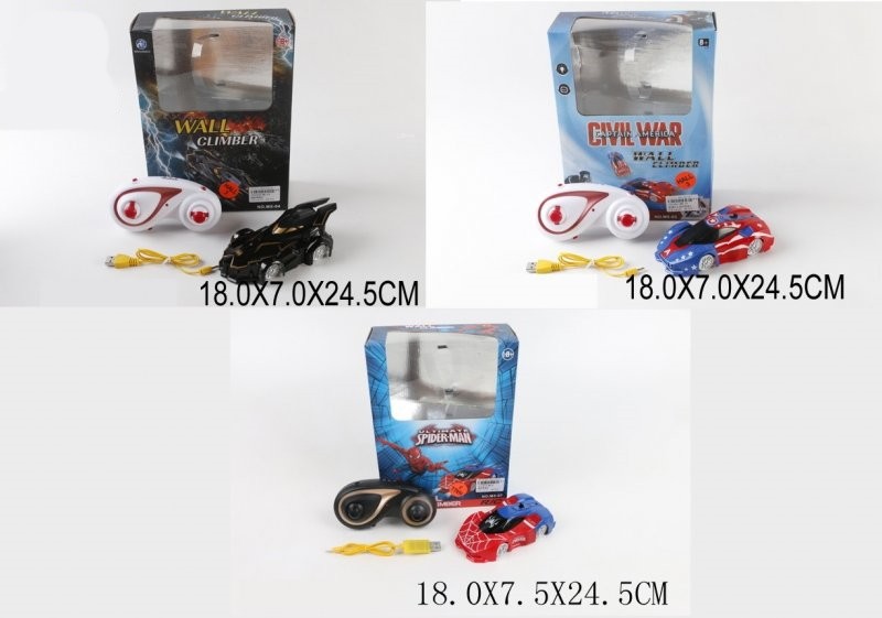 Р.К.Легкова MX-04/07 супергерої їздить по стінам і скелі акум.світ.2в.кор.24,5*7,5*18 /48/ (шт.)