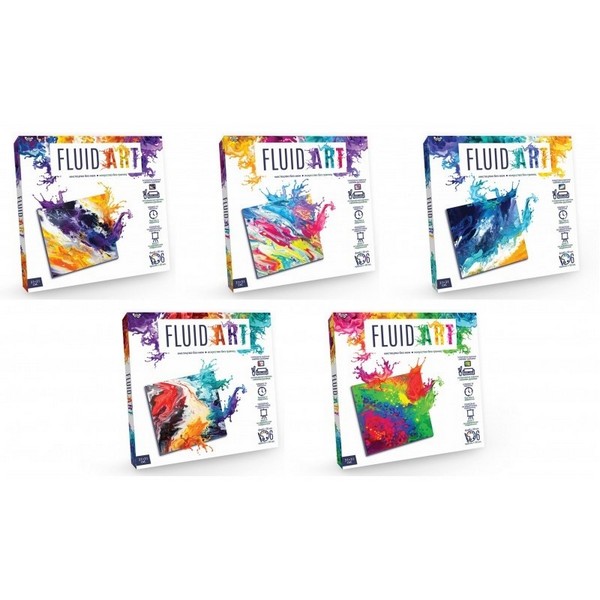 Креативна творчість "Fluid ART" (5) FA-01-01,02,03,04,05 (шт.)