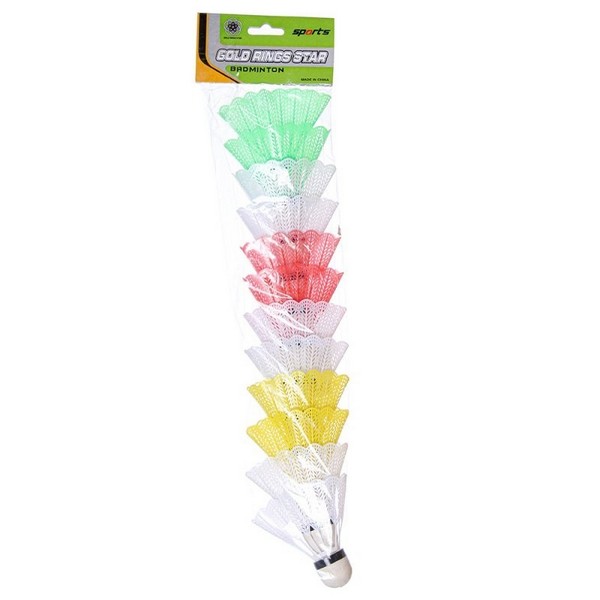 Волан пластмасовий BT-BPS-0072 кольор + білий 12шт.в пакеті 4кол./720/ (шт.)