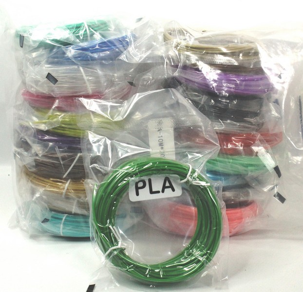 Пластикові нитки PLA для 3D ручок 10 м (ціна за упаковку) (600) 6683 (шт.)