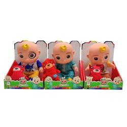 Лялька 3666-158 (36шт) пупс, 19см, іграшка, звук-англ, муз, 3в(мульт), бат-таб, в кор-ці, 14-18-10,5 (шт.)