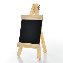 Дерев'яна іграшка Мольберт MD 1693 (100шт) дошка 12-14см, тринога, у кульку, 14-23-2,5см (шт.)