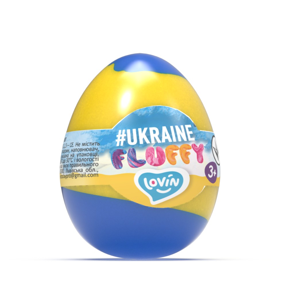 Fluffy #Ukraine TM Lovin Іграшка-антистрес 40 мл. 81004 (30шт в банці) (шт.)