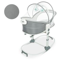 Люлька-качалка 8037 (3шт) 6в1, льон, музика, регулювання по висоті, мятн (шт.)