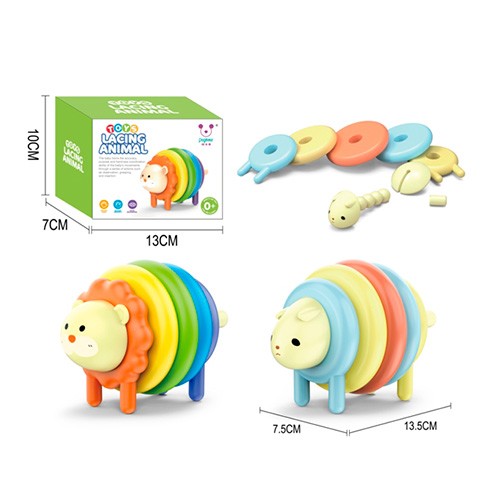 Гра BB2007-A/B (60шт) 2 види (лев, вівця) 13,5-7,5см, у коробці, 13-10-7см (шт.)