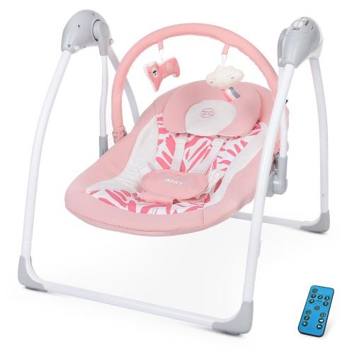 Гойдалка ME 1047L AIRY Rose Leaves (1шт) р/к, ел.прив, дуга, підв2шт, муз, 5швид, таймер, 2пол.сп, л (шт.)