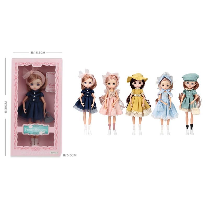 Лялька арт.  PS-2101 (36шт) 5 видів, короб.15,5*30*5,5 см (шт.)