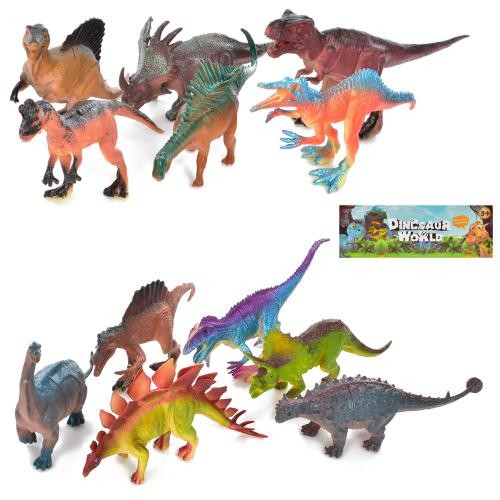 Фігурка KL-105-8 (48шт) динозаври, 6шт, 2види, в кульку, 27-22-3см (шт.)