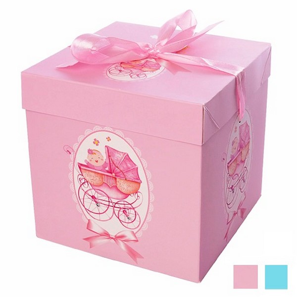 Коробка подарункова картонна "Коляска" 10см N00365/N00365-S (1200шт) (шт.)