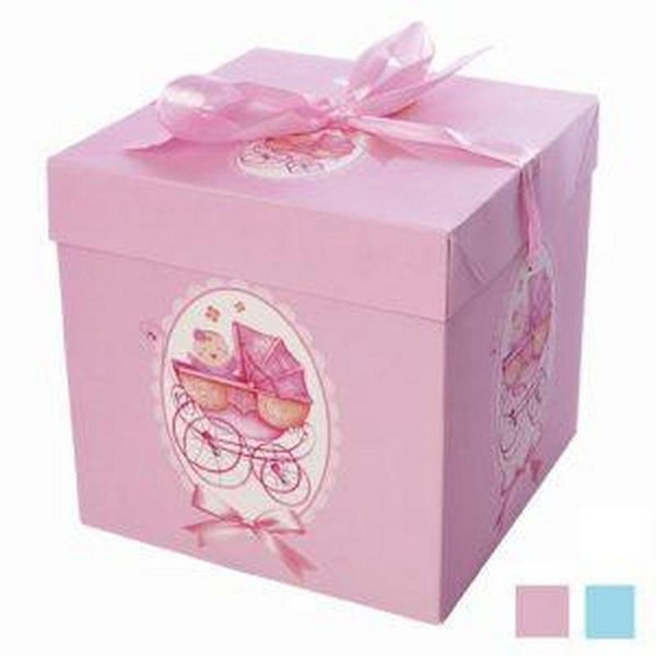 Коробка подарункова картонна "Коляска" 30см N00390/N00365-XL (120шт) (шт.)