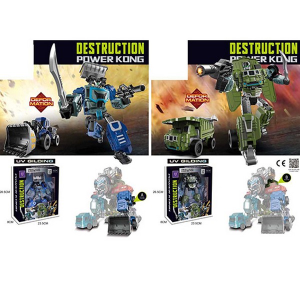 Трансформер LJ1672AB (24шт) 19см, робот, спецтехніка, 2в1, 2 види, в кор-ці, 26-22,5-8см (шт.)