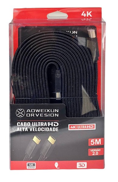 662-6 Кабель 4K Ultra HD   HDMI на  5M F-247/80 (шт.)