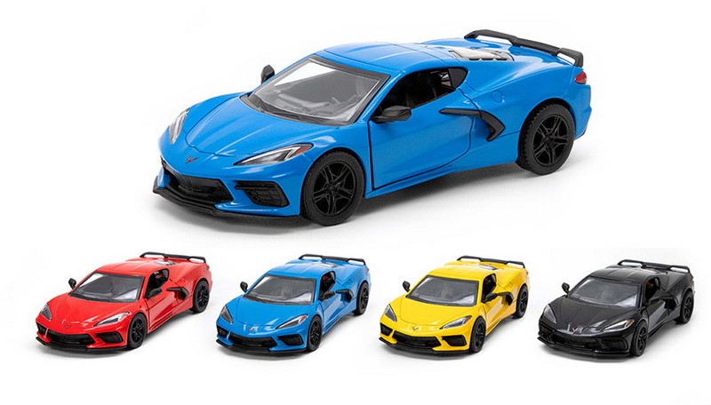 Модель легкова CORVETTE (2021)  5'' KT5432W метал.інерц.відкр.дв.4кол.кор./96/ (шт.)