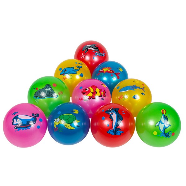 М'яч 9' BT-PB-0119 морські тварини 4мал.5кол.60г сітка /240/ (шт.)