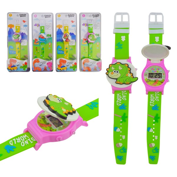 Годинник дитячий арт. DA9019C (480шт/4) 4 види,  планшет. 26*8*2,5 см (шт.)