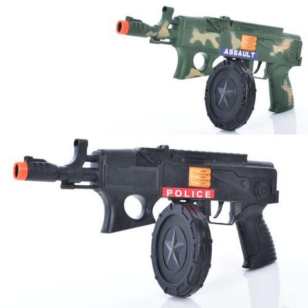 Автомат 3318T-3318T-1 (96шт) 35см, тріскачка, 2 кольори, у кульку, 25-41-6см (шт.)