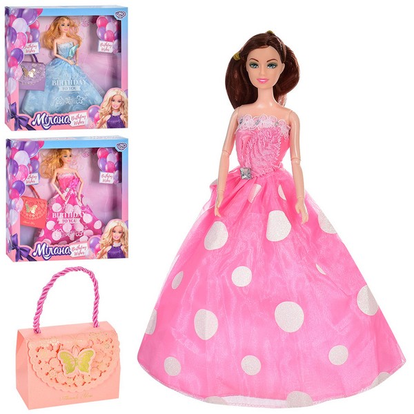 Лялька M 4774 UA (24шт) 29см, шарнірна, сумочка, 3види, в кор-ці, 32-32,5-5см (шт.)