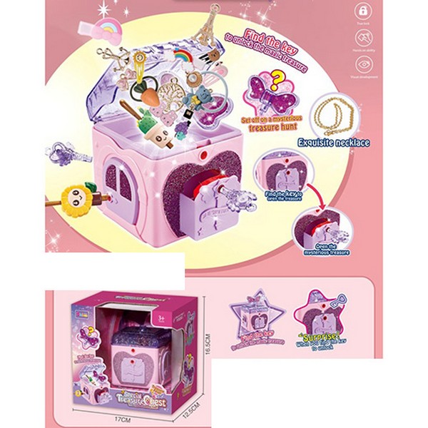 Скринька 6602 (24шт) 9см, сюрприз, в кор-ці, 17-16,5-12,5см (шт.)