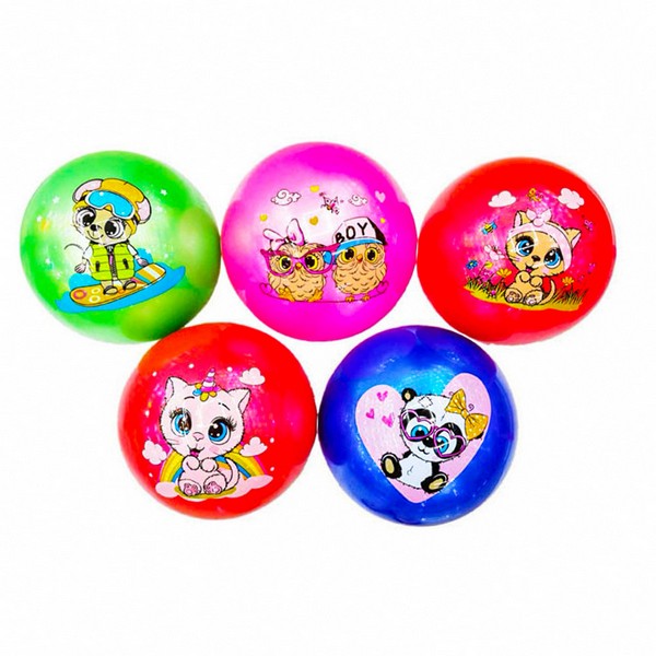 М'яч 9' BT-PB-0200 тварини 5кол.5мал.70г сітка /240/ (шт.)