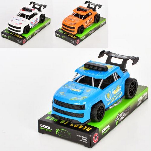 Машина 9823-3F (96шт)15,5см, інерція,3 кольори, у слюді 17-9-9см (шт.)