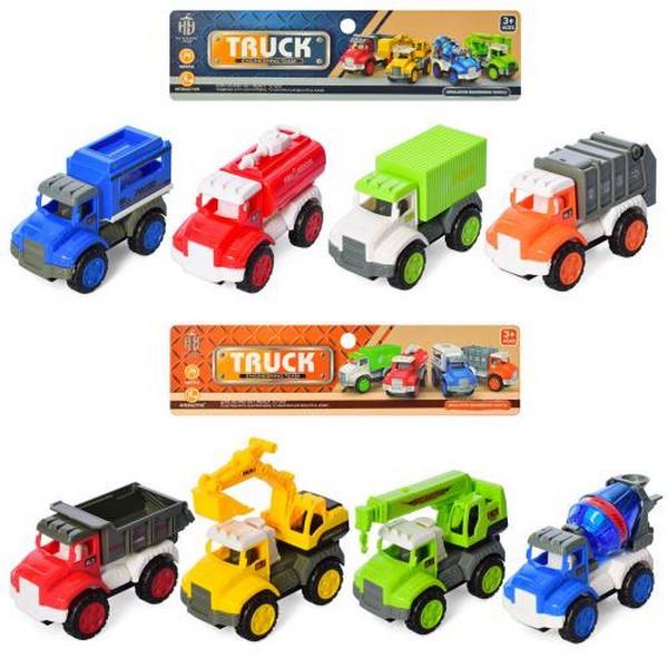 Набір з транспортом 7756S-320AB (18шт) 2 комбаїни, 2трактори, інерц, в кор-ці, 30-27-8см (шт.)