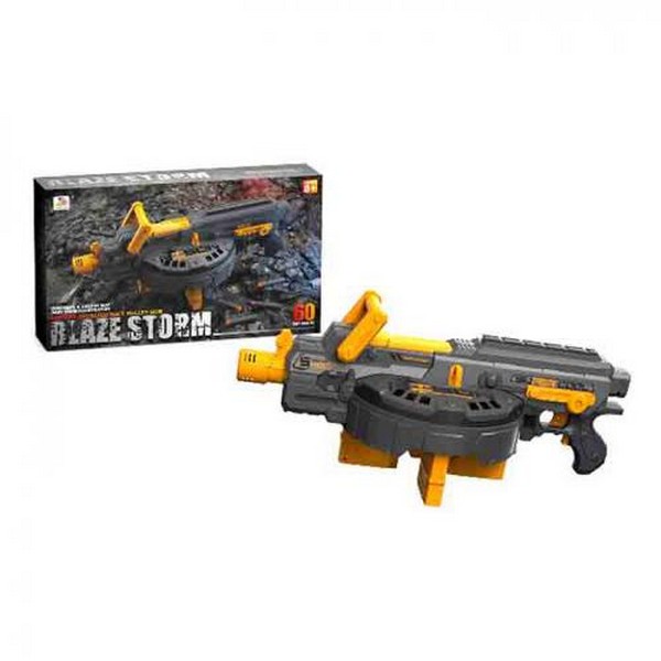 Автомат 7032 (6шт) 53см, м'які кулі 60шт(30шт-присоски), на бат-ці, в кор-ці, 54-24,5-14см (шт.)