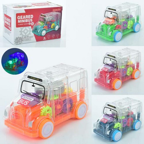 Машина SR878-05 (60шт) інерц, 12см, шестерні, звук, світло, 4 кольори, на бат(табл), в кор-ці (шт.)