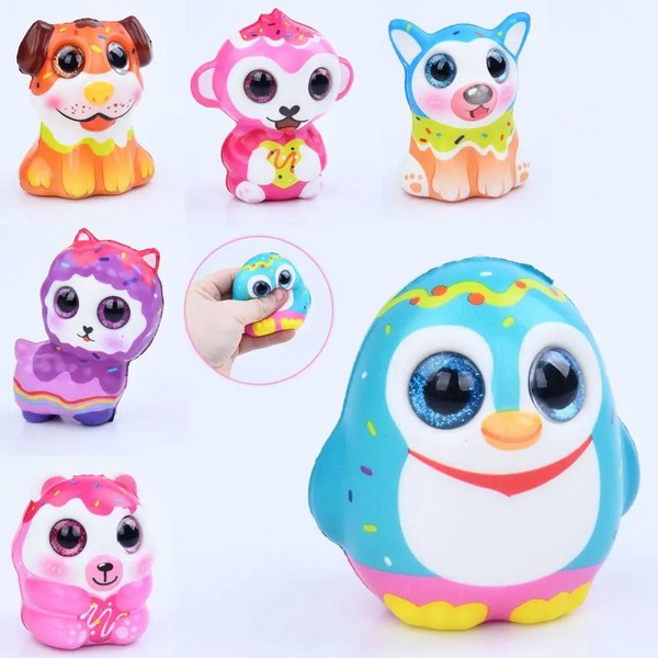 Іграшка MS 3759 (72шт) сквиш, антистрес, від 7см, окатий, мікс видів, у пакеті, від 6-7-5см (шт.)