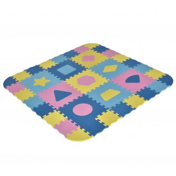 Килимок-пазл ME 1168 Figures (6шт) EVA, фігури-пазли, 37шт/у наборі(9 пазлів 31х31х1см+28 бортиків), (шт.)