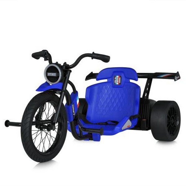 Дрифт-карт M 5847A-4 (1шт) дрифт, 2*12V10AH, 2*775W, надувні колеса, синій (шт.)