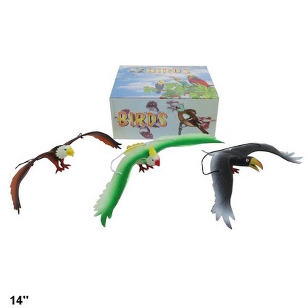 Птахи Гонконг H100-2W гум.14'' 3в.12шт.в кор.26,7*22,2*12 /12/144/ (шт.)