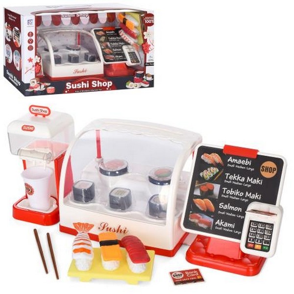 Магазин 818-315-316 (12шт) суші-кафе, прилавок, каса, термінал, 2види, бат., кор., 46-27-18,5см. (шт.)