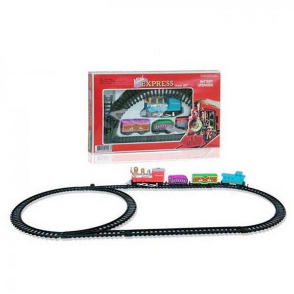 Залізниця 2001 (48шт) локомотив, 3 вагони, 2 кольори, на бат-ці, в кор-ці, 29-17-3см (шт.)