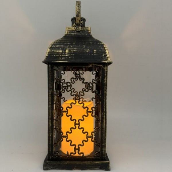 Лампа-ліхтар із підсвічуванням 13*30см (без батарейок 3шт*AAA) R96344 (24шт) (шт.)