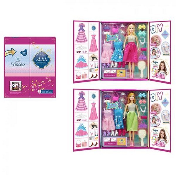 Лялька WX242-4 (48шт) 29см, плаття, взуття, аксесуари, 2 види, в кор-ці, 27,5-33-6,5см (шт.)