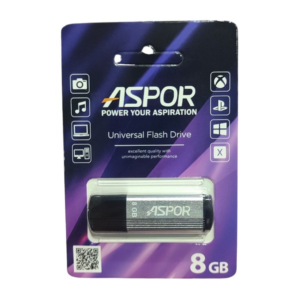 USB Flash Aspor AR121 8GB Aspor Vega срібло (шт.)