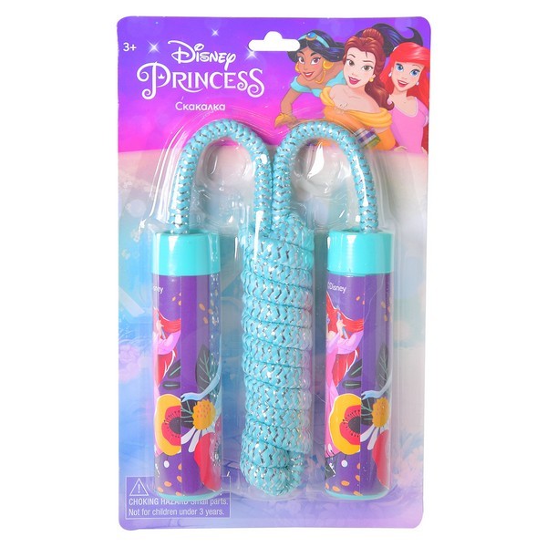 Скакалка арт. LS1019 (144шт/2)Принцеси Дісней, довжина 2,2 м, планш. (шт.)