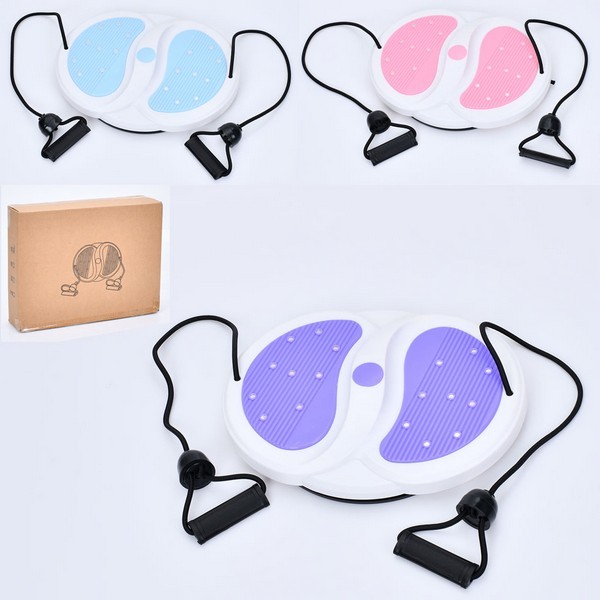 Спортивний інвентар MS 4228 (12шт) диск балансувальний, для фітнесу,36-27-4,5см, 2 ручки на резинці, (шт.)