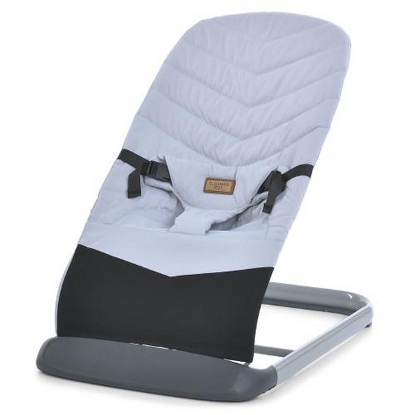 Баунсер ME 1178 IZZY Gray (1шт) шезлонг, 3 полож.спинки, льон, cірий (шт.)