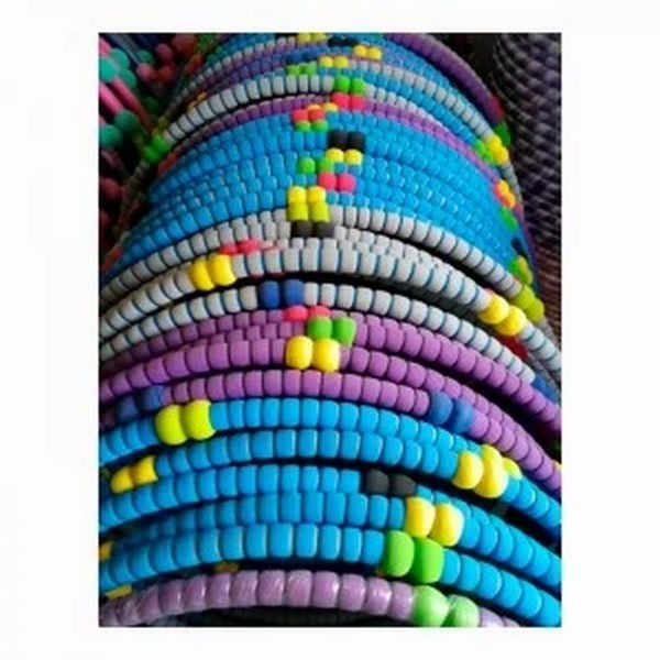 Обруч MS 4605 (18шт) хулахуп, масажний, 85см, метал+EVA, мікс кольорів, пакет (шт.)