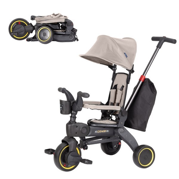 Велосипед триколісний TILLY COMBI T-392 BEIGE /1/ (шт.)