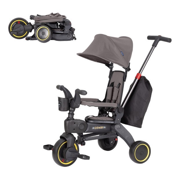 Велосипед триколісний TILLY COMBI T-392 GREY /1/ (шт.)