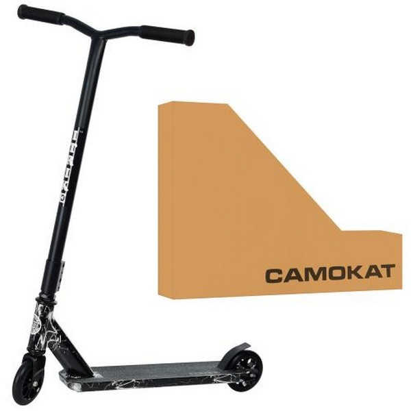 Самокат SR 2-067-3-WP6 (1шт) алюм+сталь,трюковий,2штПУ110мм-алюм,кермо86см,підніжка32-10см,принт (шт.)